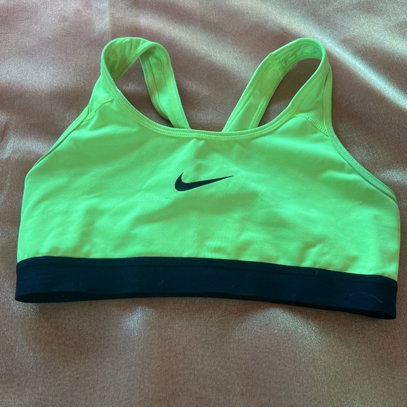 Nike Other - Neon Nike Dry Fit Swoosh Sports Bra NWOT